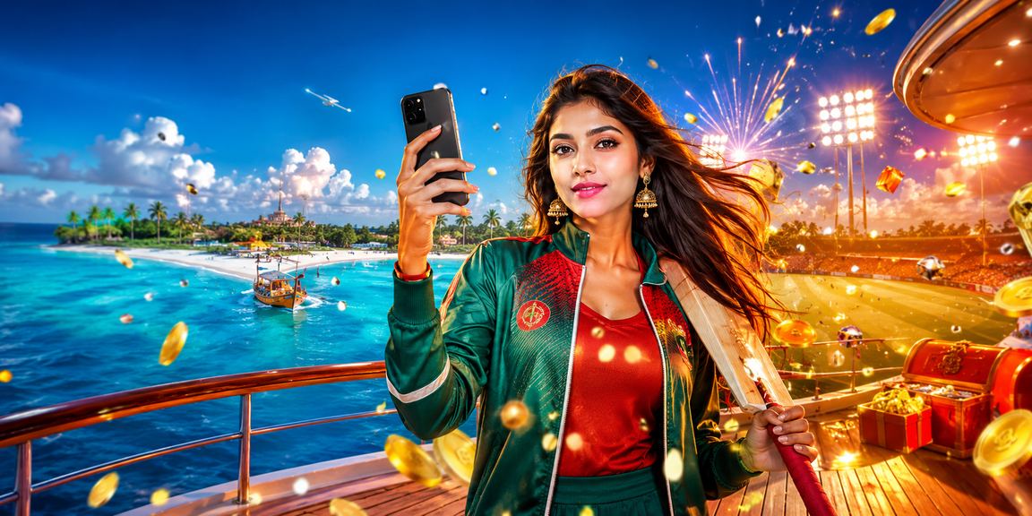 সেন্ট মার্টিনে মোবাইলে megawinbd জ্যাকপট উপভোগরত বাংলাদেশি